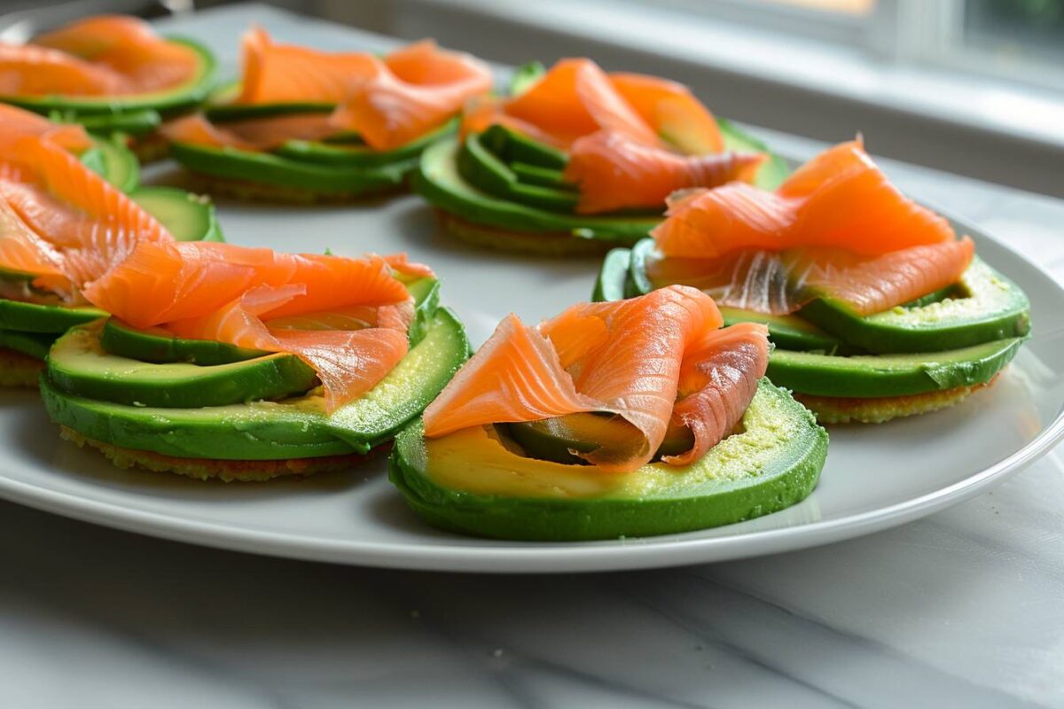 Les canapés d’avocats au saumon fumé, parfaits pour votre prochain apéritif, prêts en 15 minutes