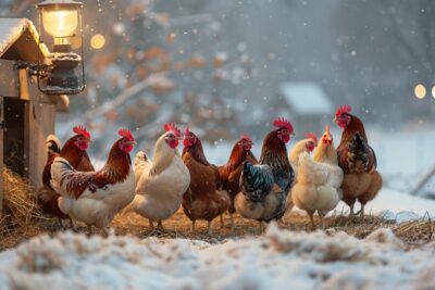 Les dix conseils pour garder vos poules bien au chaud en hiver