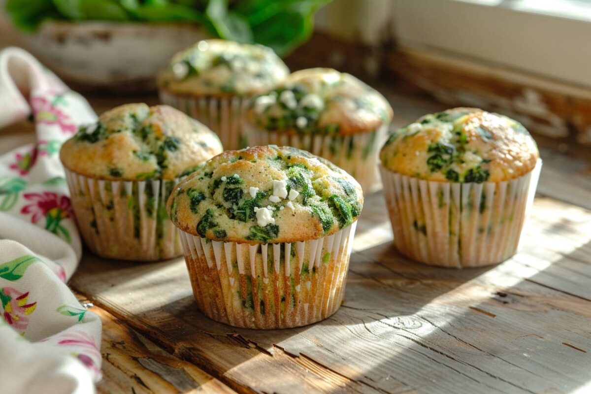 Les muffins épinard et feta, une recette simple pour régaler vos invités et ravir vos papilles !