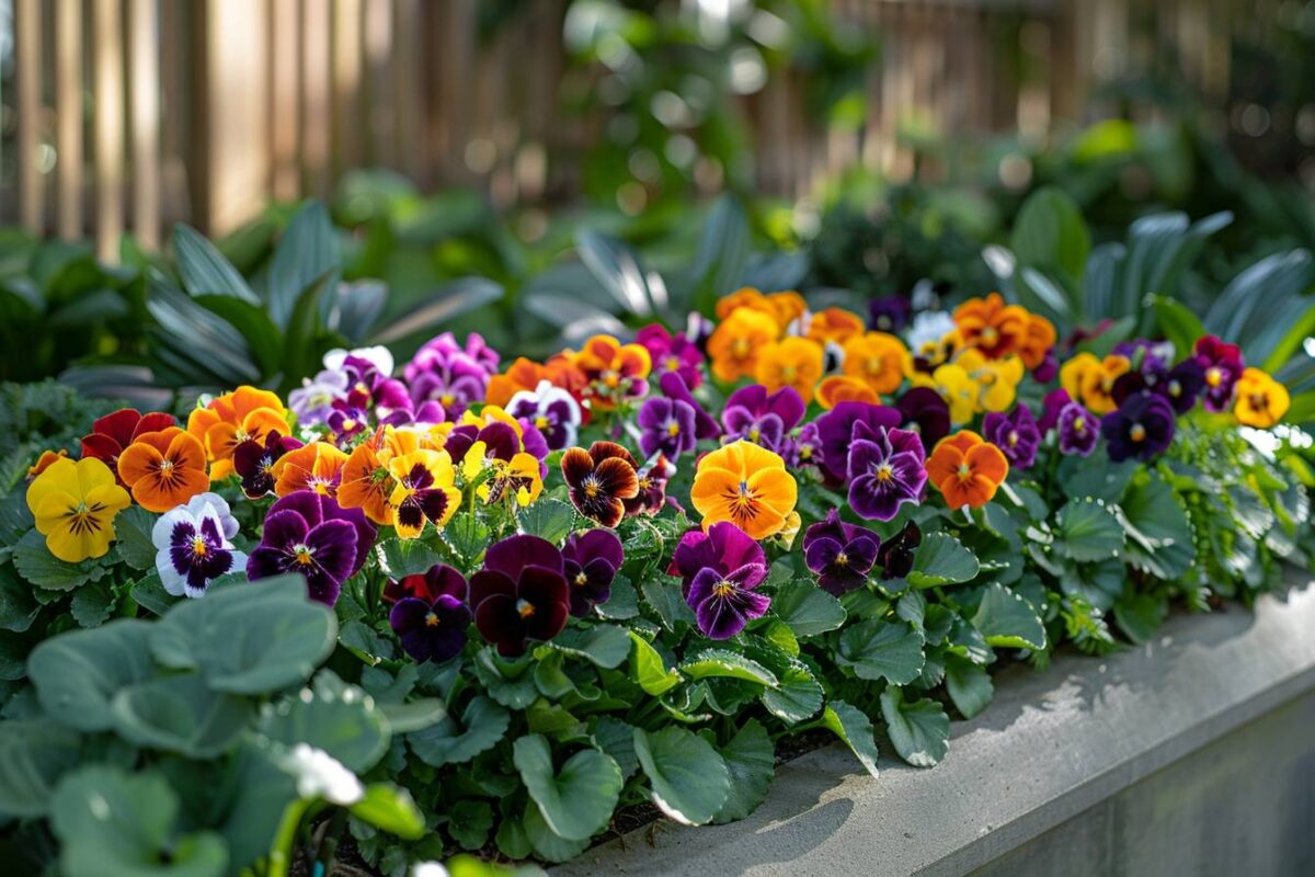 Les pensées : le secret pour un jardin coloré toute l’année, simple et efficace