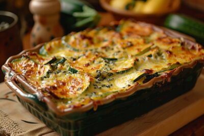 Les secrets de la recette de gratin de courgettes qui a conquis les palais sur Marmiton, découvrez pourquoi elle est tant aimée