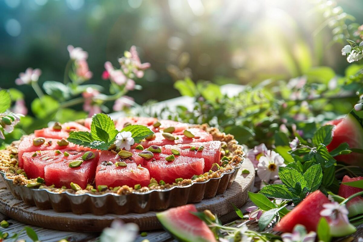 Les secrets de la tarte à la pastèque, une création estivale qui ravira vos papilles sous le soleil