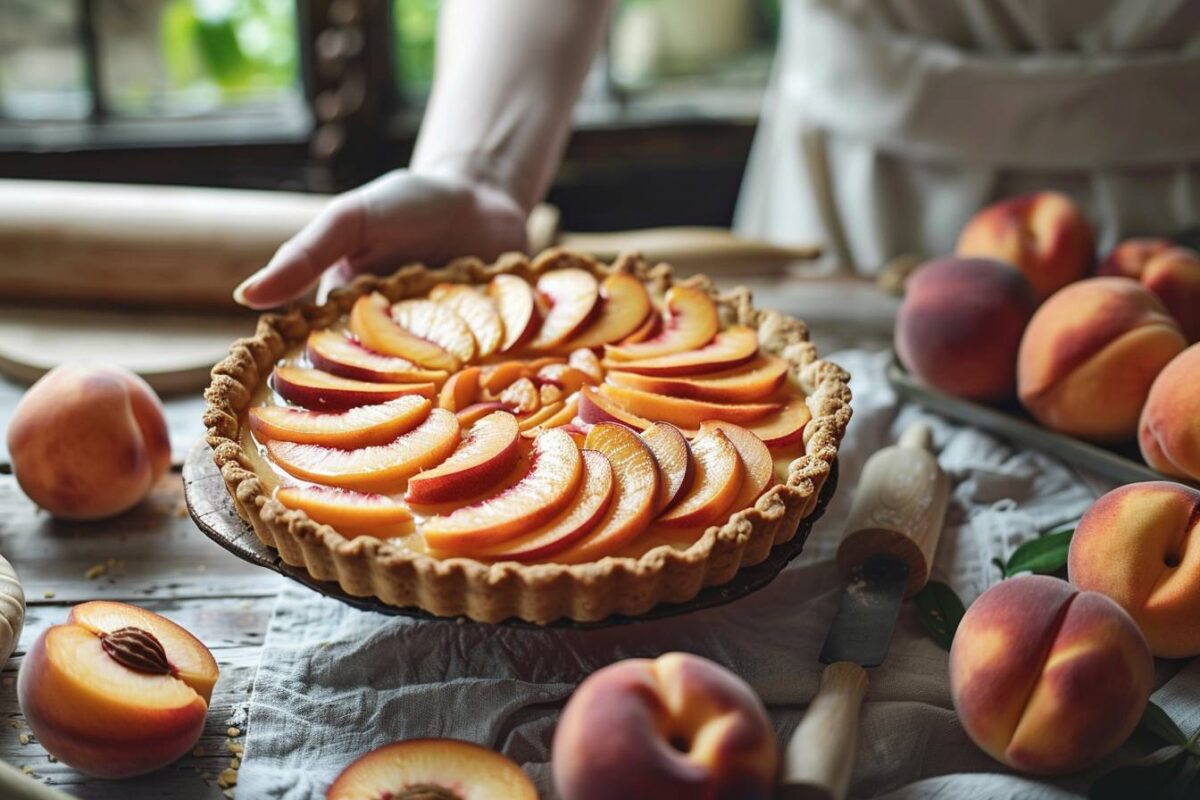 Les secrets des tartes fines aux pêches : une recette facile pour épater vos convives et ravir vos papilles