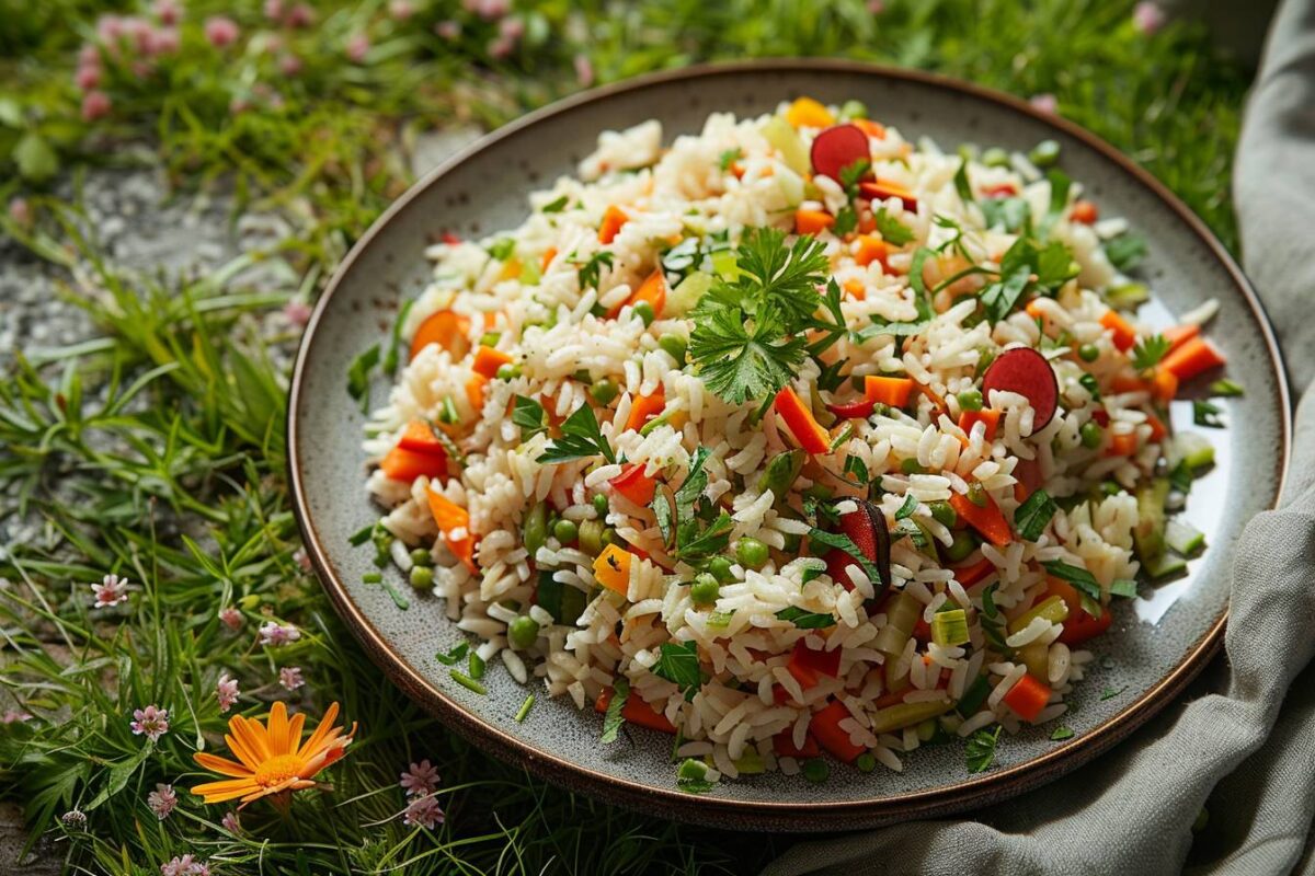 Les secrets pour réussir une salade de riz végétarienne colorée et savoureuse à chaque fois