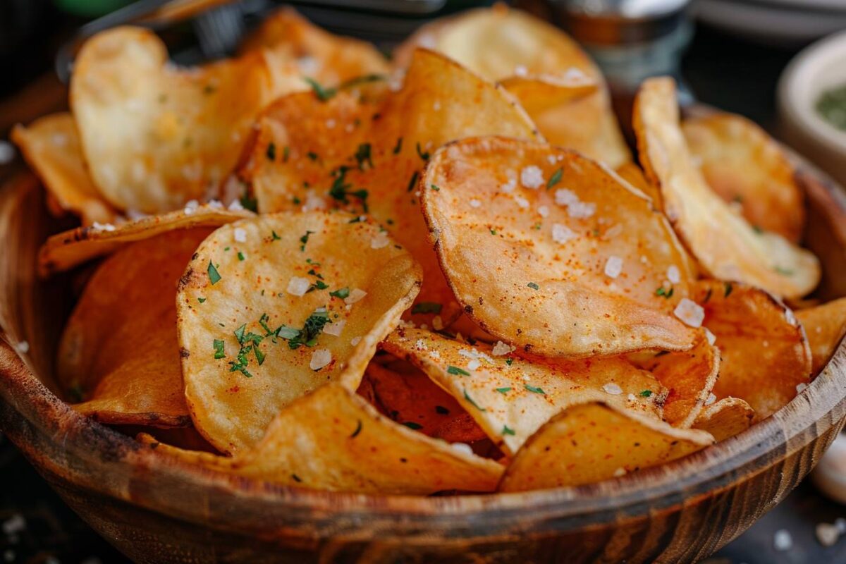 Les secrets pour réussir vos chips maison au four : croustillantes, savoureuses et simples à préparer