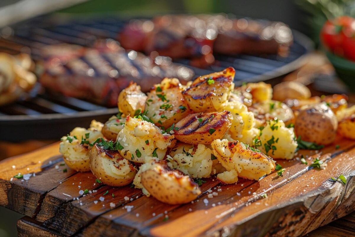 Les smashed potatoes et les pommes de terre au parmesan révolutionnent vos grillades