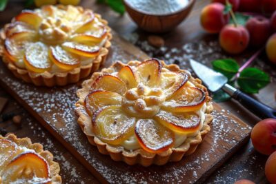 Les tartelettes pétales aux mirabelles, prêtes en 30 minutes, pour sublimer vos desserts avec des astuces de chef