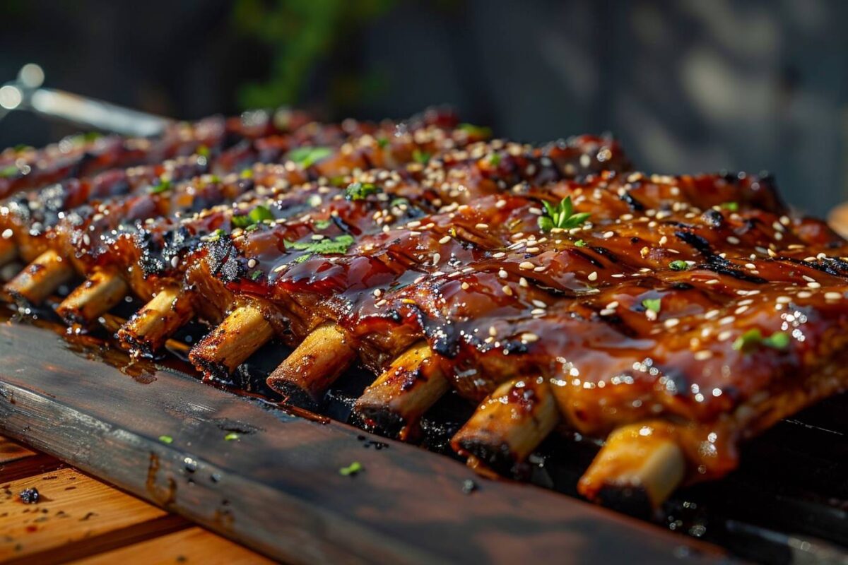 Les travers de porc grillé sucré salé : une recette irrésistible