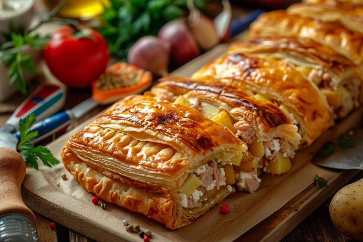 Magnifiques délices croustillants des feuilles de brick aux pommes de terre, thon et ricotta pour égayer vos menus