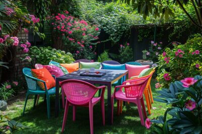 Rajeunissez votre salon de jardin en plastique avec 3 astuces simples pour accueillir le printemps