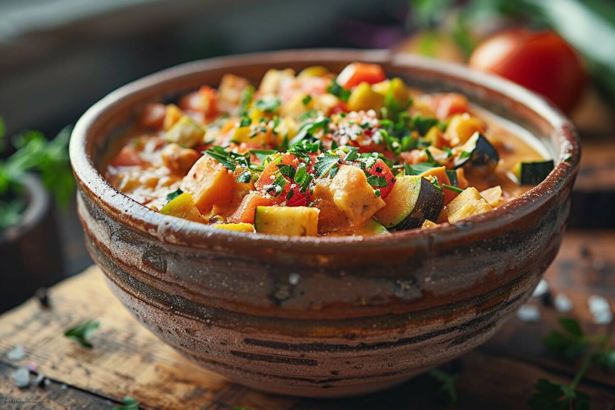 Redécouvrez la ratatouille : une version crémeuse qui réconforte et ravit les papilles à chaque bouchée