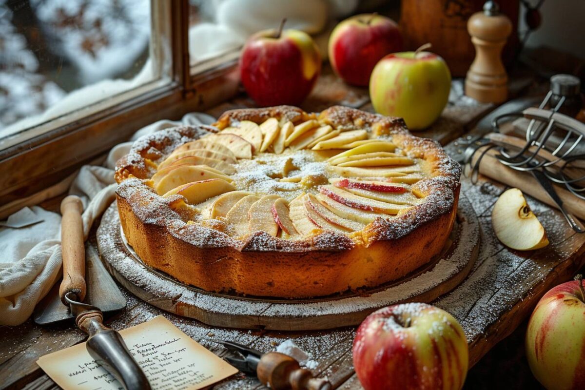 Redécouvrez le charme rustique du gâteau de Blanche Neige aux pommes : une recette facile pour émerveiller vos papilles et celles de vos invités