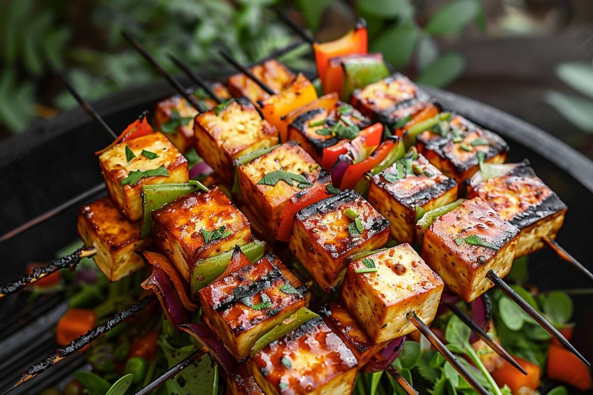 Redécouvrez le tofu : magnifique recette de brochettes végétariennes qui va émoustiller vos papilles