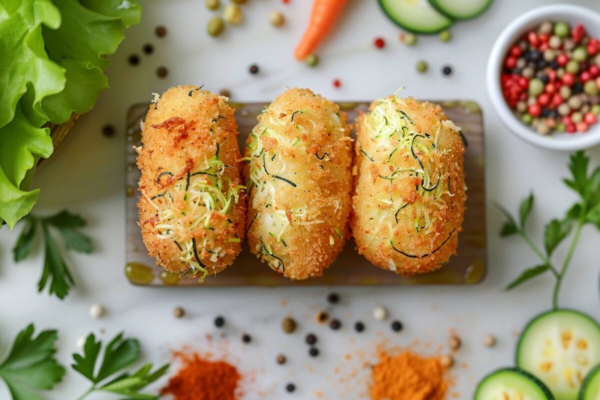 Redécouvrez les croquettes : préparez des croquettes de courgettes et parmesan avec votre Thermomix, un vrai délice!