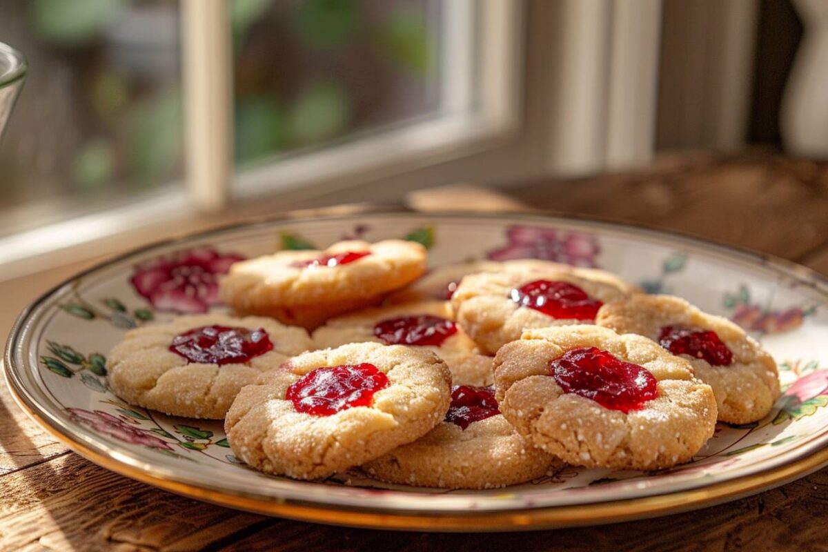 Réveil des papilles avec les biscuits sablés à la confiture de fraise, une douceur à partager sans modération