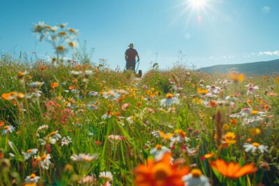 Tondre moins souvent : découvrez comment favoriser la biodiversité et économiser du temps