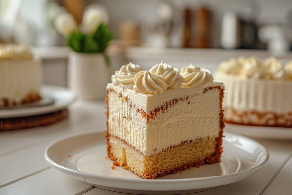 Transformez un simple gâteau au yaourt en un délice crémeux et irrésistible avec un simple ingrédient