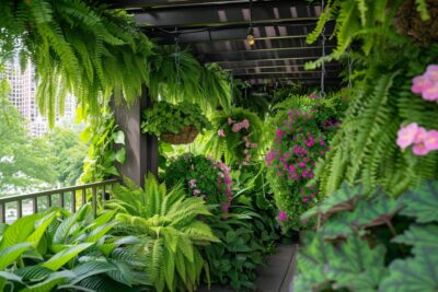 Transformez votre balcon ombragé en un oasis luxuriant avec ces plantes idéales