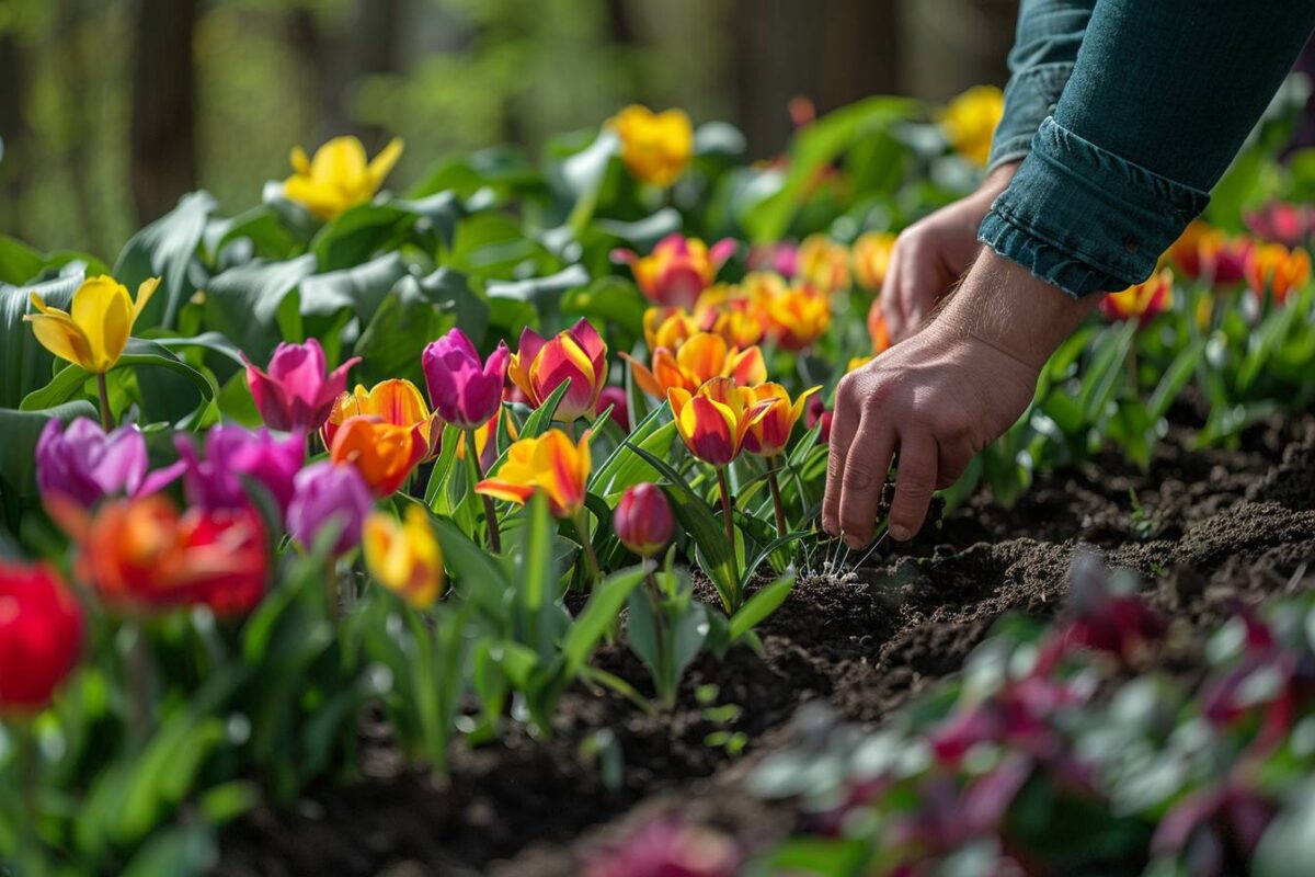 Transformez votre jardin en un éclat de couleurs printanières : secrets pour planter vos bulbes en automne