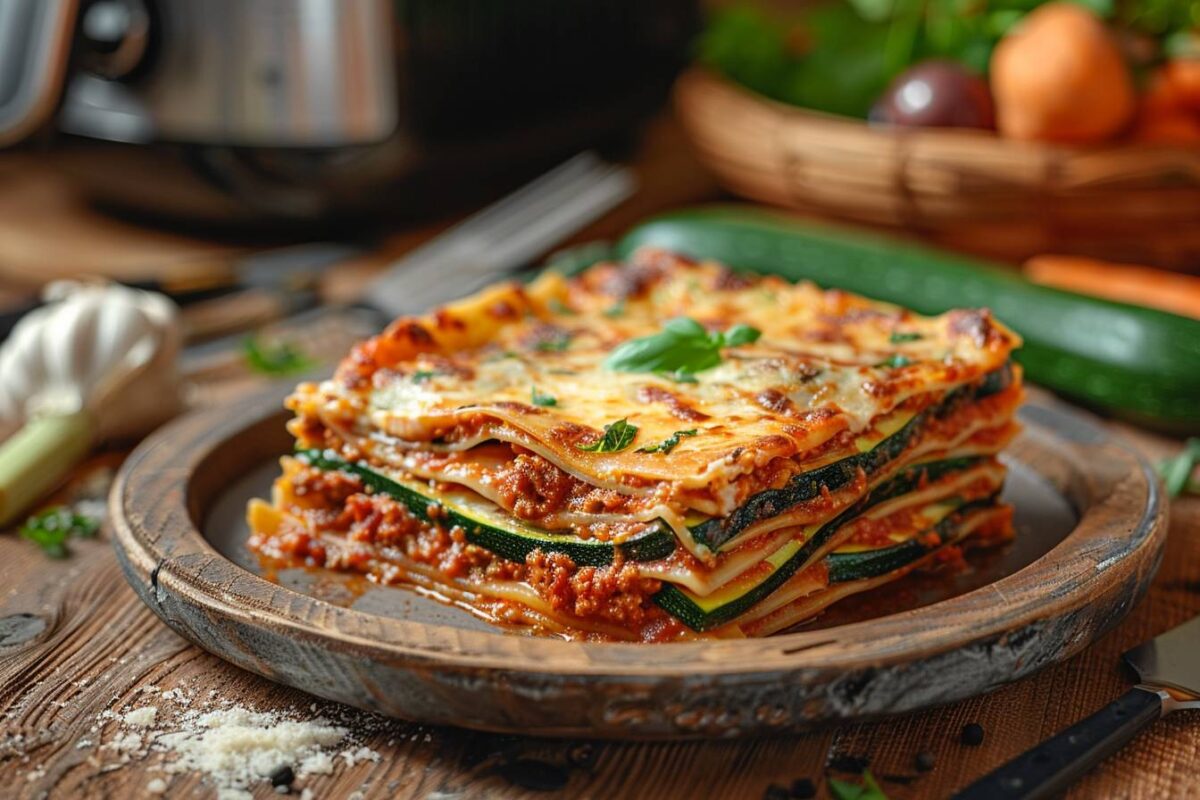 Twistez votre recette des lasagnes avec la courgette en utilisant votre airfryer