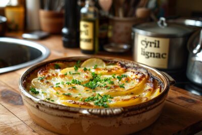 Un gratin dauphinois de Cyril Lignac prêt en 60 minutes, pour révéler le chef qui sommeille en vous