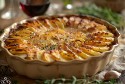 Un gratin dauphinois parfait prêt en 60 minutes, avec des techniques pour épater vos convives