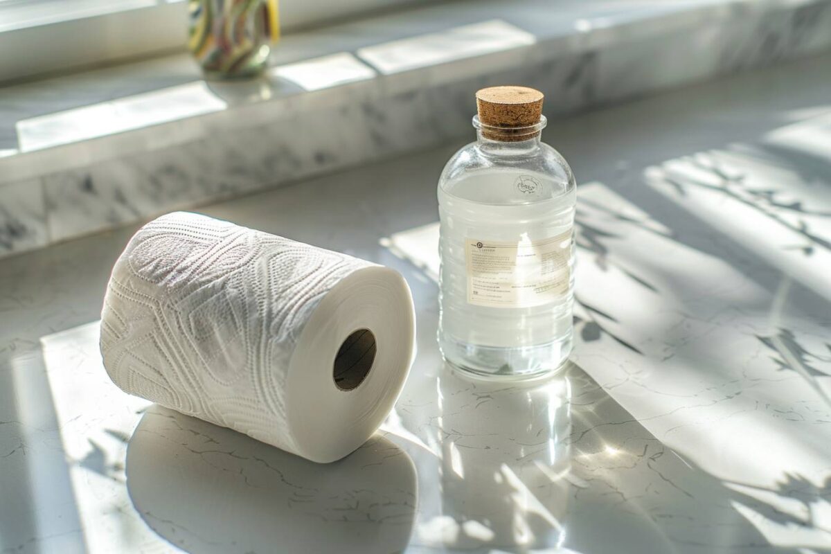 Un rouleau de papier toilette et du vinaigre blanc peuvent révolutionner votre ménage, prêt en 10 minutes