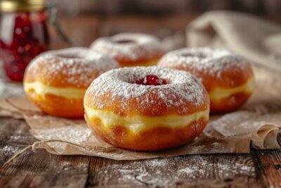 Une douceur irrésistible : les beignets au yaourt et confiture pour ravir vos papilles, prêts en 15 minutes