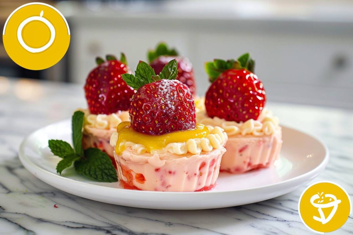 Une mousse de fraises et lemon curd pour une explosion de saveurs acidulées, prête en 15 minutes