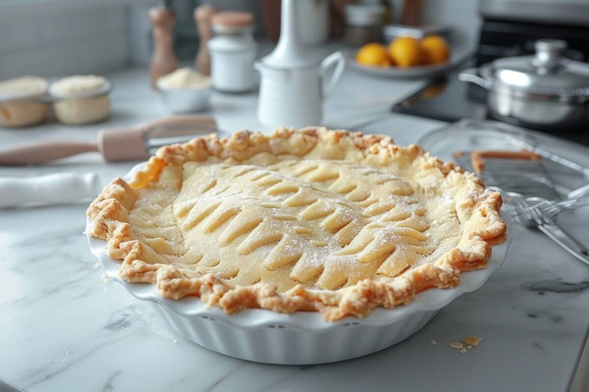 Une pâte à tarte prête en 10 minutes avec seulement deux ingrédients pour simplifier vos préparations avec 4 astuces de chef