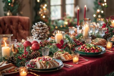 Une table de Noël en un féérique festin visuel avec ces 44 inspirations créatives