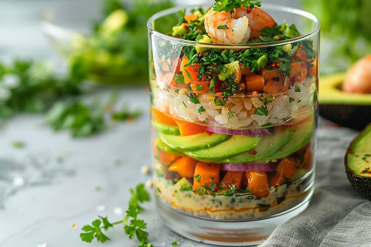 Voici comment épater vos convives avec une verrine avocat-crevettes irrésistible