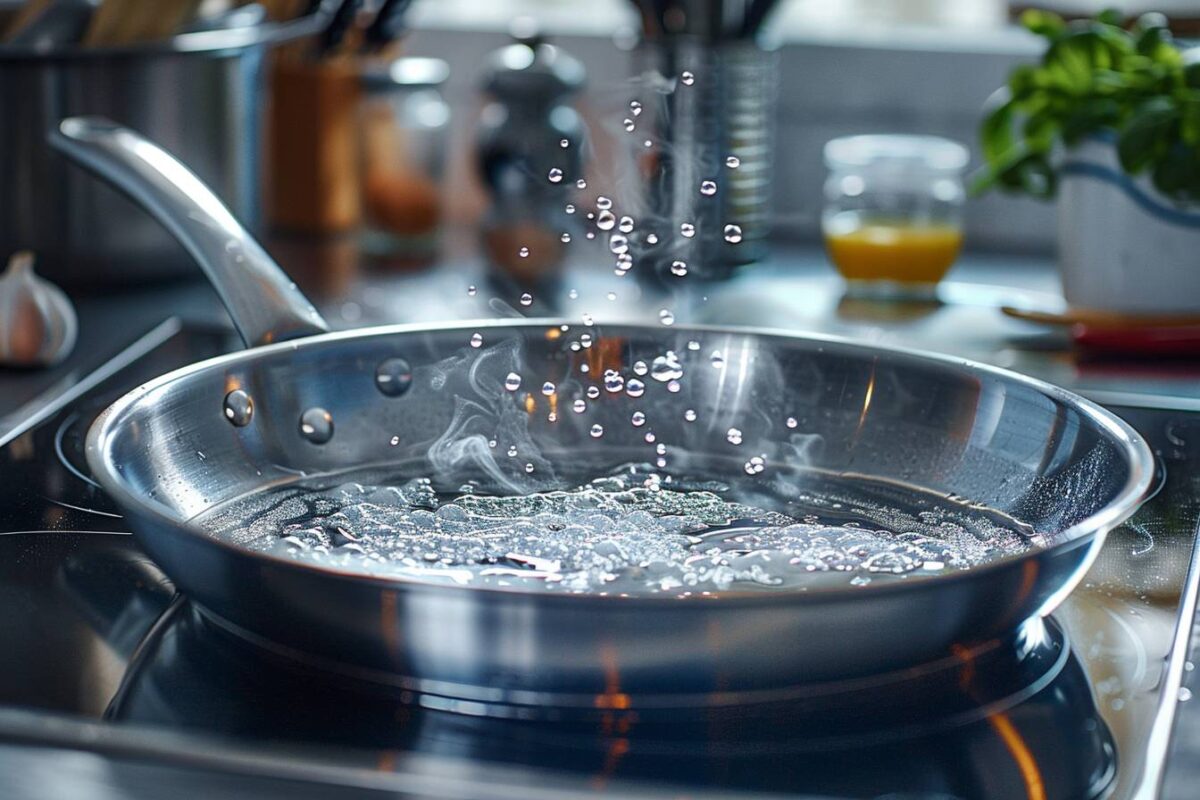 Voici pourquoi et comment l’effet Leidenfrost peut transformer votre façon de cuisiner avec une poêle en inox