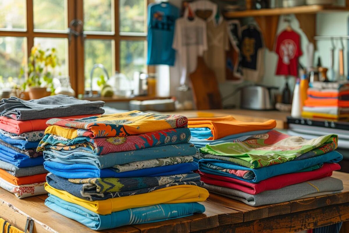 Vos anciens t-shirts en outils de nettoyage : une astuce écologique et économique qui éveillera votre intérieur