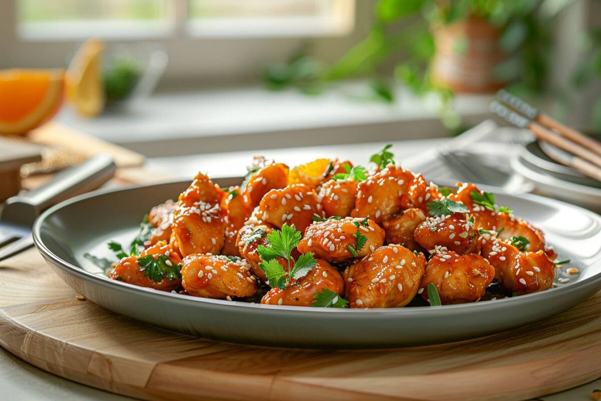 Votre poulet à l’orange réussi pour épater vos convives à coup sûr en 10 minutes