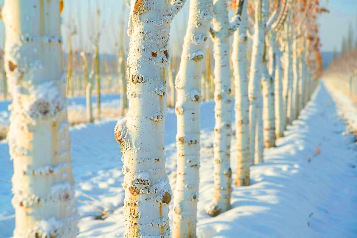 Les avantages de peindre les troncs de vos arbres fruitiers en blanc pour une protection hivernale optimale