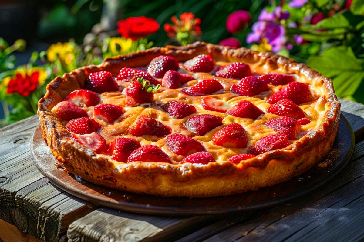 Les plaisirs printaniers réinventés : savourez un clafoutis aux fraises fait maison à chaque occasion