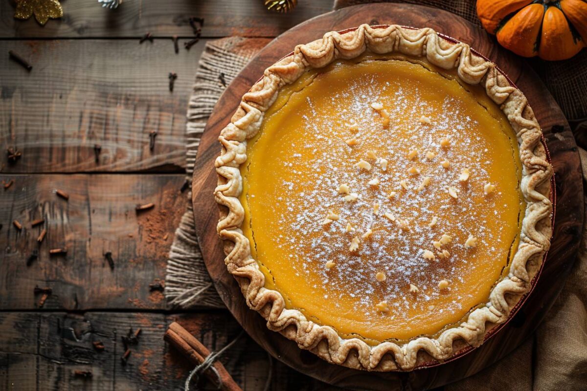 réchauffez vos soirées d'automne avec une tarte à la citrouille maison, une recette simple et délicieuse