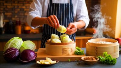 Apprenez à faire des rouleaux de chou vapeur comme en Asie