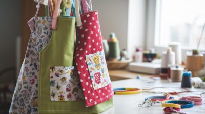 Ces trois astuces simples pour créer des tabliers pour enfants rapidement