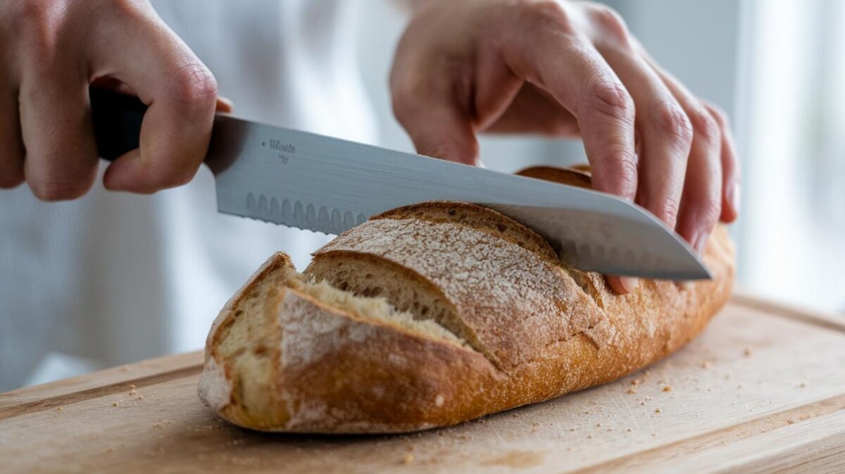 Comment couper votre pain sans écraser ni répandre des miettes sur la table ?