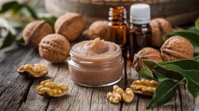 Comment créer votre exfoliant à lèvres fait maison avec de l'huile de noix en seulement 5 minutes