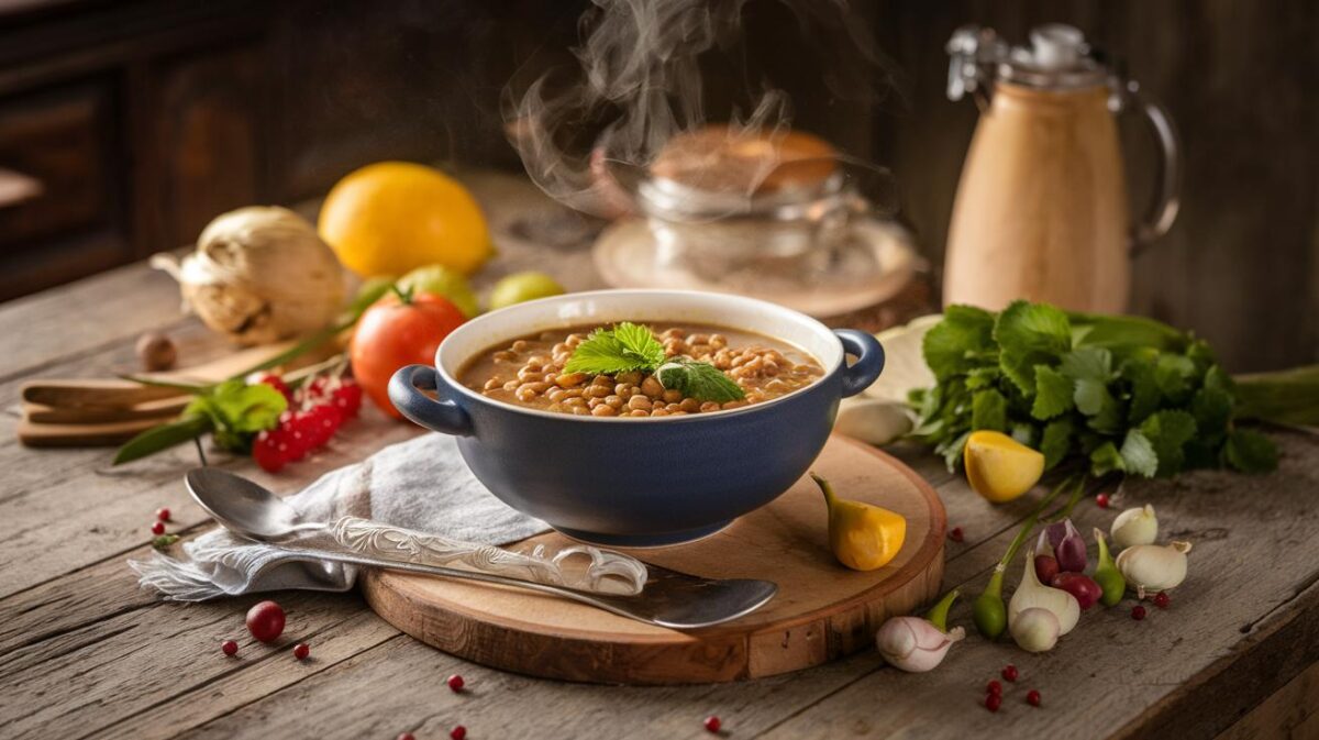 Comment faire une recette facile de soupe de lentilles végétalienne