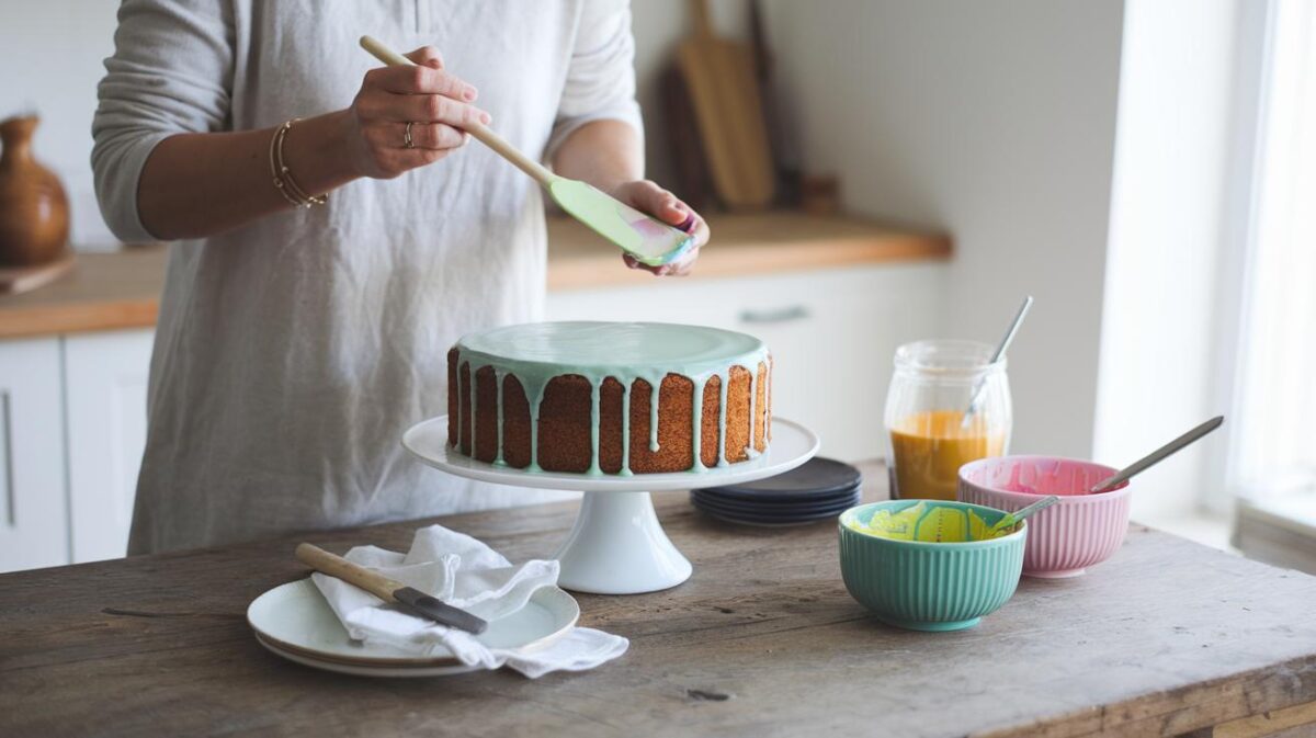 Comment glacer un gâteau simplement et rapidement sans utiliser une poche à douille