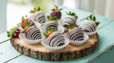 Comment préparer des fraises glacées enrobées de chocolat pour un dessert estival rafraîchissant