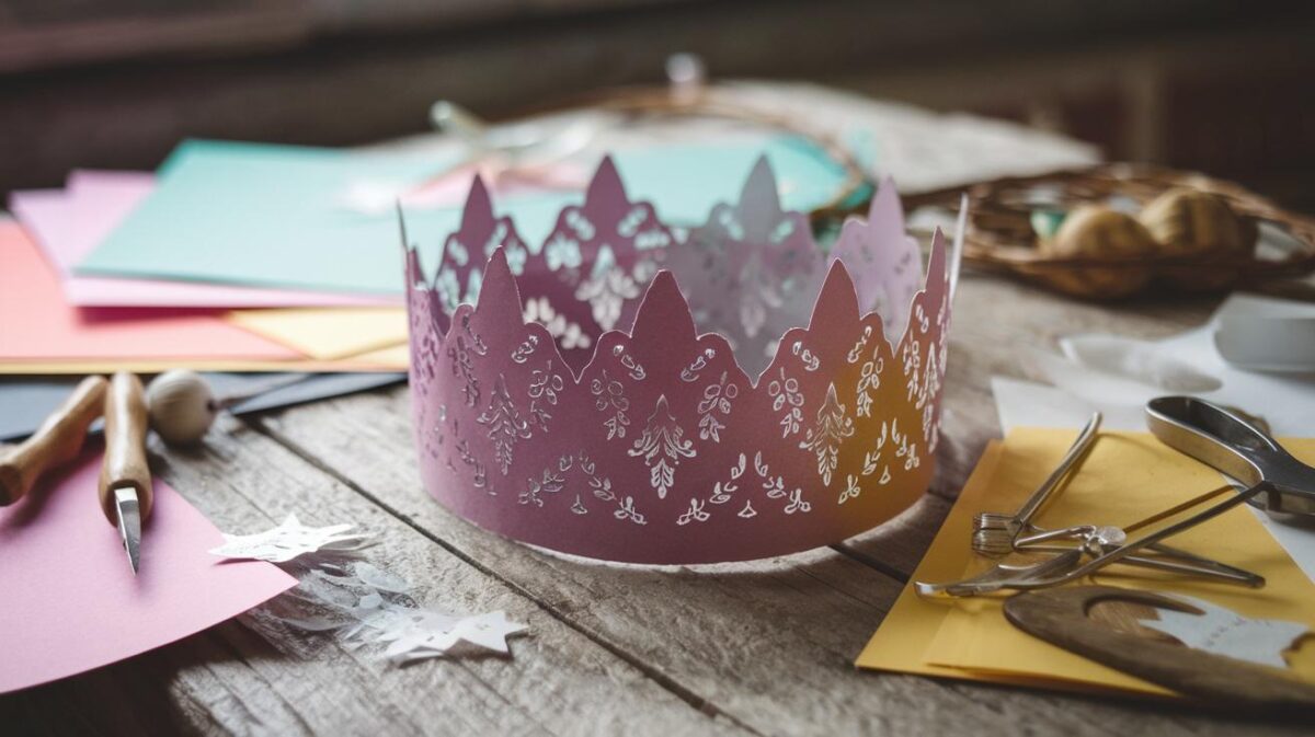 Créez une couronne des rois en papier canson en 5 minutes: une activité créative que même la royauté nous envie