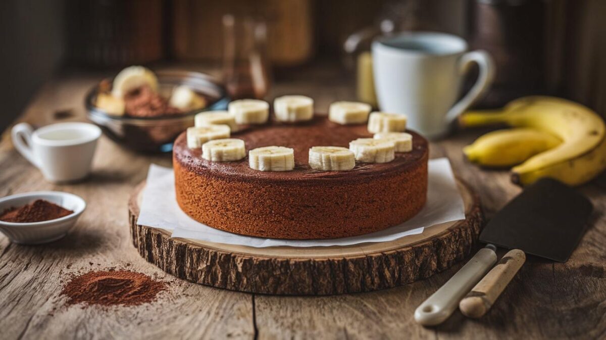 Découvrez comment ce gâteau choco-banane facile transforme une soirée en succès en 20 minutes