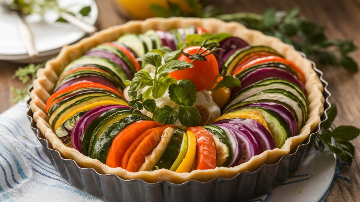 Découvrez comment la tourte aux légumes de mamie peut égayer votre table et régaler vos papilles