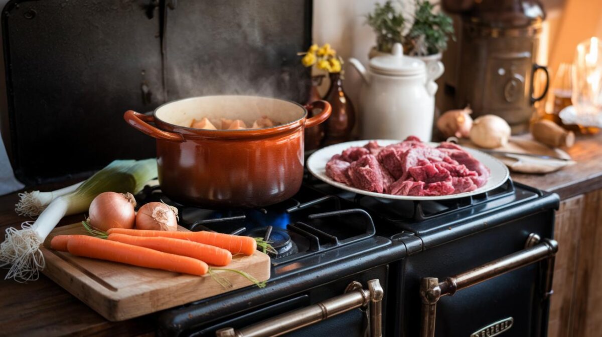 Découvrez les secrets pour un pot-au-feu traditionnel irrésistible, comme le faisait votre grand-mère