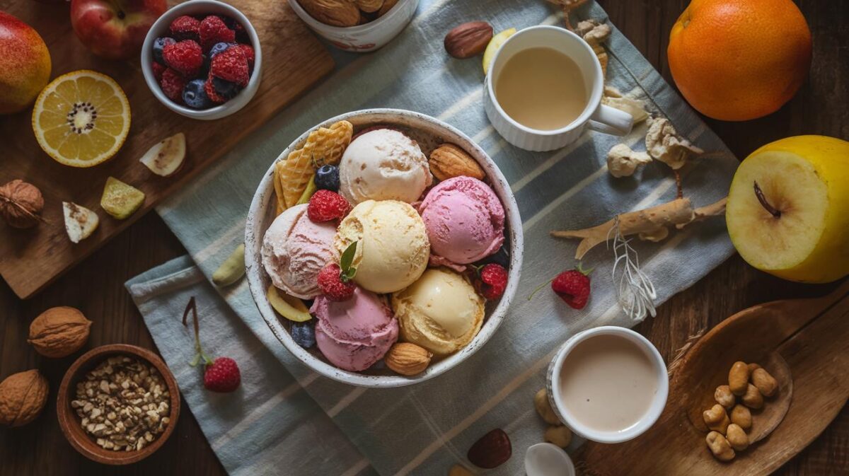 Faites votre propre recette facile de glace végétalienne sans sorbetière